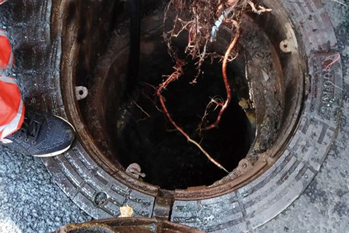 龙滚镇管道预处理